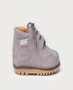 Made in Spain English Suede Leather Bootie EU20-EU25 Grey